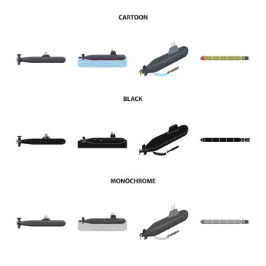 Savaş ve gemi simge vektör tasarımı. Savaş ve hisse senedi için filo vektör ikon koleksiyonu.
