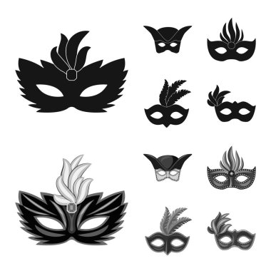 Lüks ve kutlama sembolü yalıtılmış nesne. Lüks ve Gizle hisse senedi vektör çizim topluluğu.