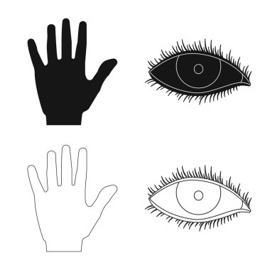 İnsan ve yarım logo vektör tasarımı. İnsan topluluğu ve hisse senedi için kadın vektör simgesi.