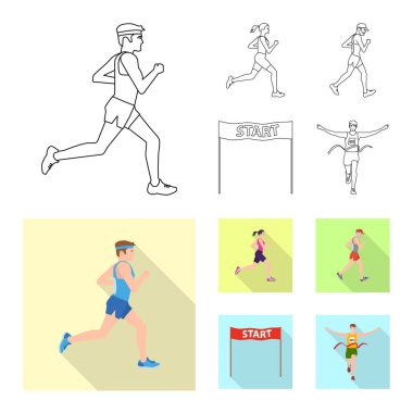 Spor ve kazanan işareti yalıtılmış nesne. Spor ve fitness hisse senedi simgesi için web topluluğu.