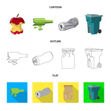 Döküm ve sıralama logosu yalıtılmış nesne. Dizi dökümü ve önemsiz hisse senedi vektör çizim.