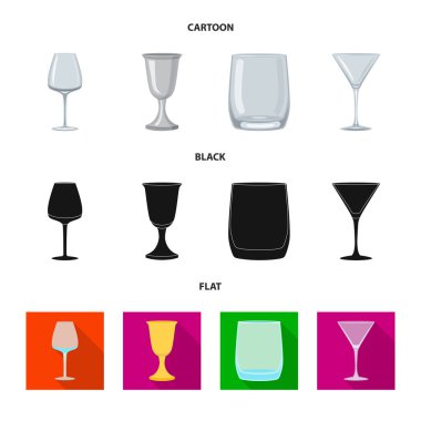 Form ve kutlama simge vektör tasarımı. Hisse senedi için form ve birim vektör simge kümesi.