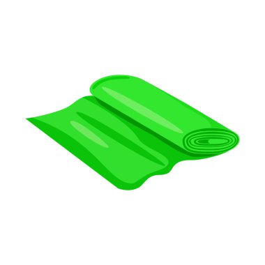 Kumaş ve rulo sembol vektör tasarımı. Web için kumaş ve bez hisse senedi simgesi kümesi.