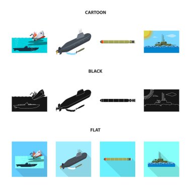 Savaş ve gemi sembolü yalıtılmış nesne. Savaş ve web için filo hisse senedi simgesi.