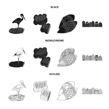 Geleneksel izole nesnesini ve tur sembolü. Geleneksel topluluğu ve Simgesel hisse senedi için simge vektör.