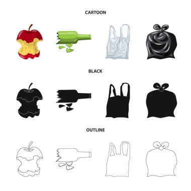 Tasarım döküm ve sıralama işareti vektör. Döküm ve hisse senedi için önemsiz vektör ikon koleksiyonu.