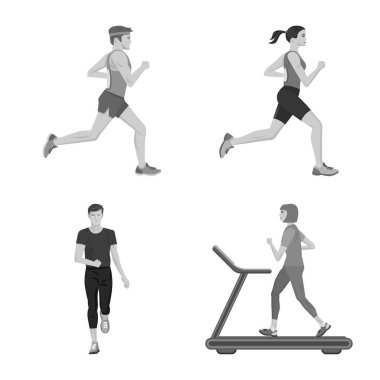 Başarı ve maraton logo vektör Illustration. Hisse senedi için başarı ve kazanan vektör simge topluluğu.