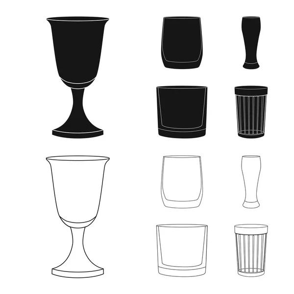 Vector ontwerp van vorm en viering pictogram. Collectie van vorm en volume van voorraad vectorillustratie. — Stockvector