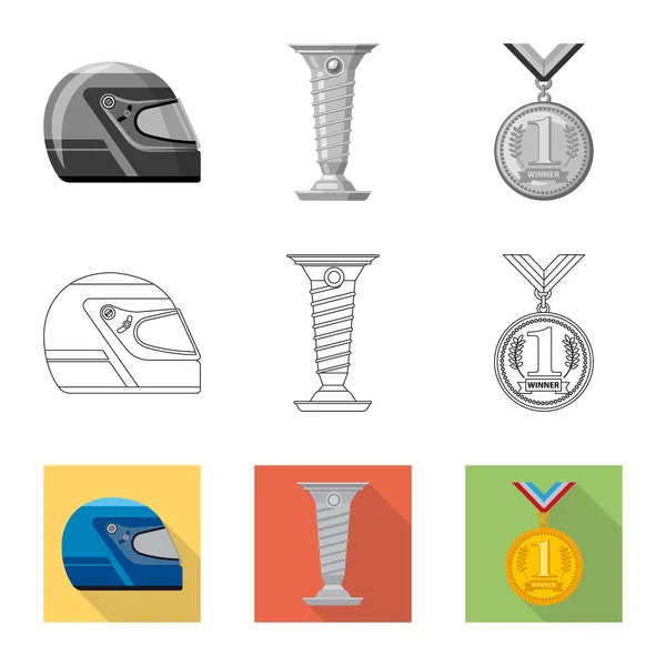 Araba ve ralli logo vektör tasarımı. Araba ve yarış hisse senedi simgesi için web topluluğu. — Stok Vektör