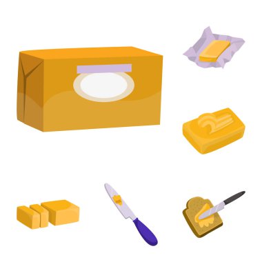 Gıda ve süt simgesi vektör tasarımı. Web için gıda ve kolesterol stok sembolü koleksiyonu.