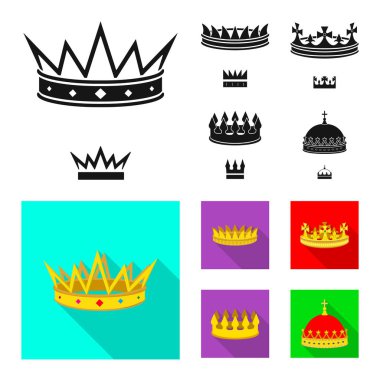 Ortaçağ yalıtılmış nesne ve asalet simgesi. Ortaçağ kümesi ve hisse senedi için monarşi vektör simgesi.