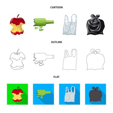 Döküm ve sıralama sembolü yalıtılmış nesne. Dizi dökümü ve önemsiz hisse senedi vektör çizim.