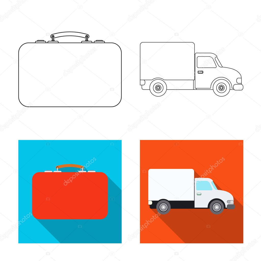 Vector design of pharmacy and hospital logo. Collection of pharmacy and business stock vector illustration.