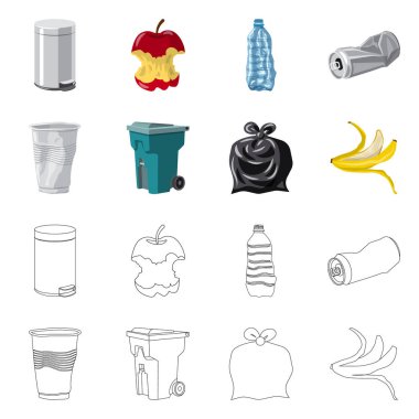 Döküm ve sıralama simge vektör tasarımı. Döküm ve hisse senedi için önemsiz vektör ikon koleksiyonu.