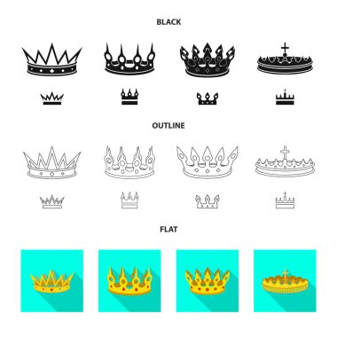 Ortaçağ yalıtılmış nesne ve asalet logosu. Ortaçağ topluluğu ve hisse senedi için monarşi vektör simgesi.