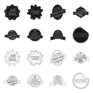 Amblem ve rozet logo vektör tasarımı. Amblem ve etiket stok vektör çizim topluluğu.