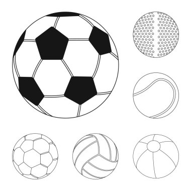 Spor ve topu simge vektör Illustration. Spor ve spor stok vektör çizim.