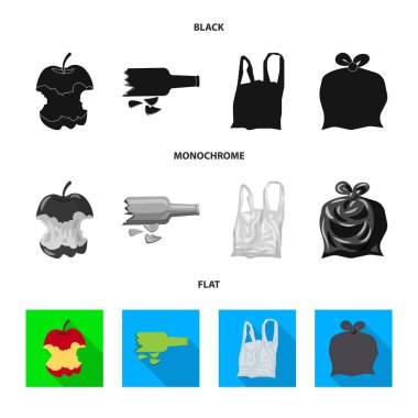 Döküm ve sıralama simge vektör tasarımı. Döküm ve önemsiz hisse senedi vektör çizim koleksiyonu.