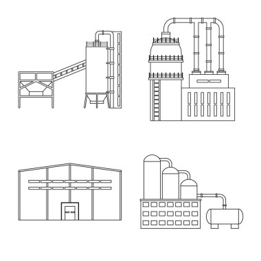Üretim ve şirket sembolü yalıtılmış nesne. Üretim ve yapısı hisse senedi simgesi için web topluluğu.