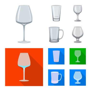 Form ve kutlama simge vektör Illustration. Form ve birim hisse senedi vektör çizim topluluğu.