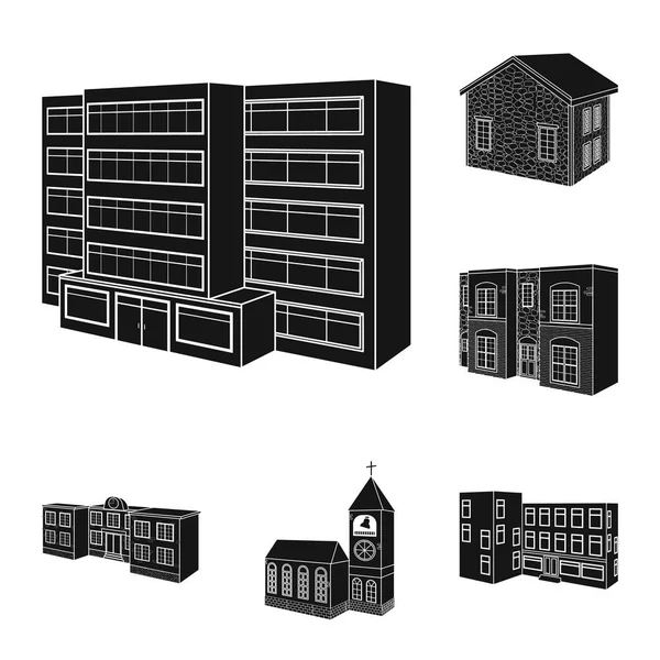 Vektor Illustration der Renovierung und Infrastruktur Zeichen. Sammlung von Renovierung und Home Vektor Icon für Aktien. — Stockvektor