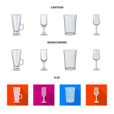 Form ve kutlama simge vektör Illustration. Web formu ve birim hisse senedi simgesi kümesi.