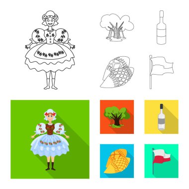 Geleneksel izole nesnesini ve tur sembolü. Simge stok vektör çizim ve geleneksel dizi.