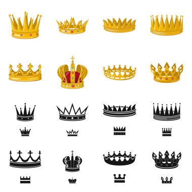 Ortaçağ yalıtılmış nesne ve asalet oturum açın. Ortaçağ kümesi ve monarşi hisse senedi simgesi web için.