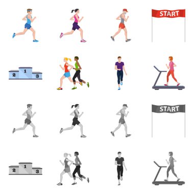 Spor ve kazanan simgesi yalıtılmış nesne. Spor ve fitness hisse senedi simgesi için web topluluğu.