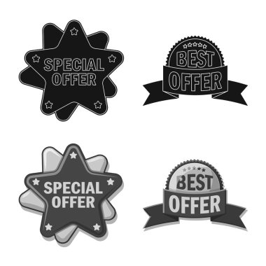 Amblem ve rozet simge vektör tasarımı. Amblem ve etiket hisse senedi simgesi için web topluluğu.