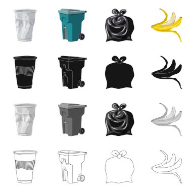 Döküm ve sıralama sembolü yalıtılmış nesne. Dizi dökümü ve önemsiz hisse senedi vektör çizim.