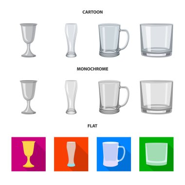 Form ve kutlama simge vektör tasarımı. Hisse senedi için form ve birim vektör simge kümesi.