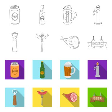 Vektör tasarımı bar ve pub sembolü. Pub ve iç hisse senedi vektör çizim.