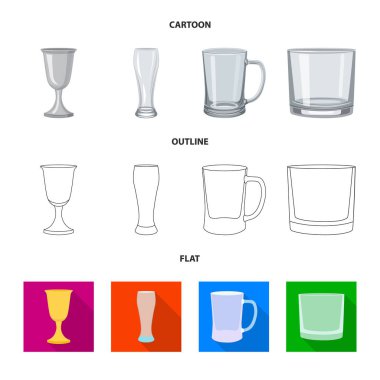 Form ve kutlama simgesi yalıtılmış nesne. Hisse senedi için form ve birim vektör simge kümesi.