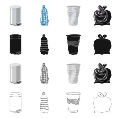 Döküm ve sıralama simge vektör Illustration. Dizi dökümü ve önemsiz hisse senedi vektör çizim.