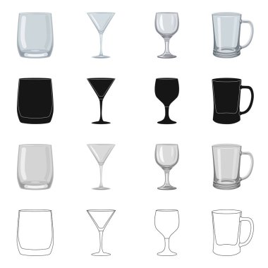 Form ve kutlama simge vektör Illustration. Form ve birim hisse senedi vektör çizim topluluğu.