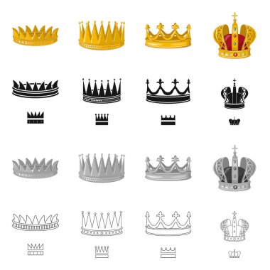 Ortaçağ yalıtılmış nesne ve asalet logosu. Ortaçağ topluluğu ve hisse senedi için monarşi vektör simgesi.