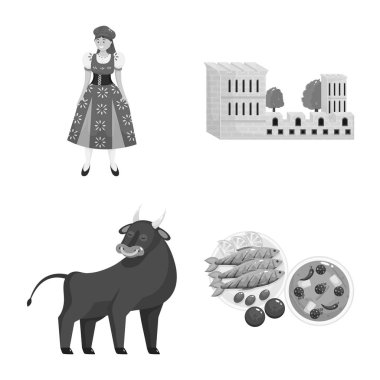 İzole nesne ve geleneksel işareti. Web için koleksiyon ve tarihi stok sembolü.