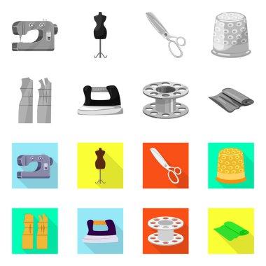 El sanatları ve el sanatları logo vektör tasarımı. Hisse senedi için craft ve sanayi vektör simge kümesi.