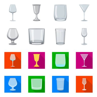 Form ve kutlama sembolü yalıtılmış nesne. Hisse senedi için form ve birim vektör simge topluluğu.