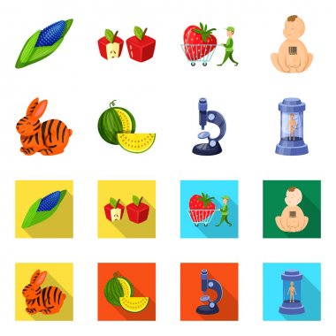 Test ve sentetik sembolü yalıtılmış nesne. Web test ve laboratuvar hisse senedi simgesi topluluğu.