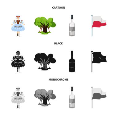 Vektör çizim geleneksel ve tur işareti. Geleneksel topluluğu ve Simgesel hisse senedi için simge vektör.