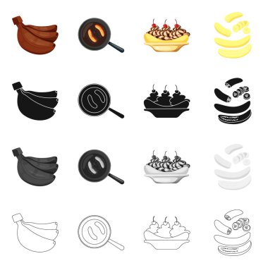 Doğal ve vejetaryen sembolü vektör tasarımı. Doğal ve yeme hisse senedi simgesi için web topluluğu.