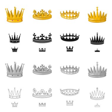 Ortaçağ yalıtılmış nesne ve asalet simgesi. Ortaçağ topluluğu ve monarşi hisse senedi vektör çizim.