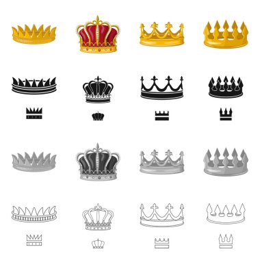 Ortaçağ yalıtılmış nesne ve asalet logosu. Ortaçağ kümesi ve hisse senedi için monarşi vektör simgesi.