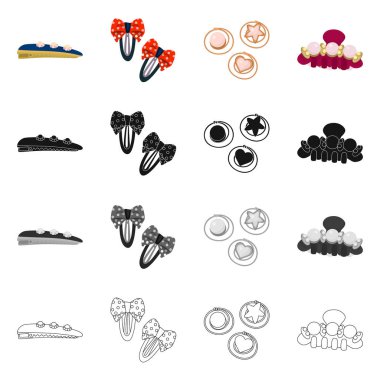 Güzellik ve moda simge vektör tasarımı. Güzellik ve hisse senedi için kadın vektör simge kümesi.