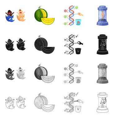 Test ve sentetik simge vektör tasarımı. Sınama ve laboratuvar hisse senedi vektör çizim topluluğu.