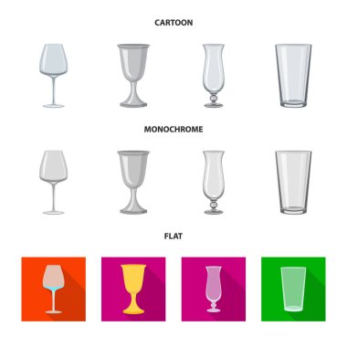 Form ve kutlama simgesi yalıtılmış nesne. Hisse senedi için form ve birim vektör simge topluluğu.