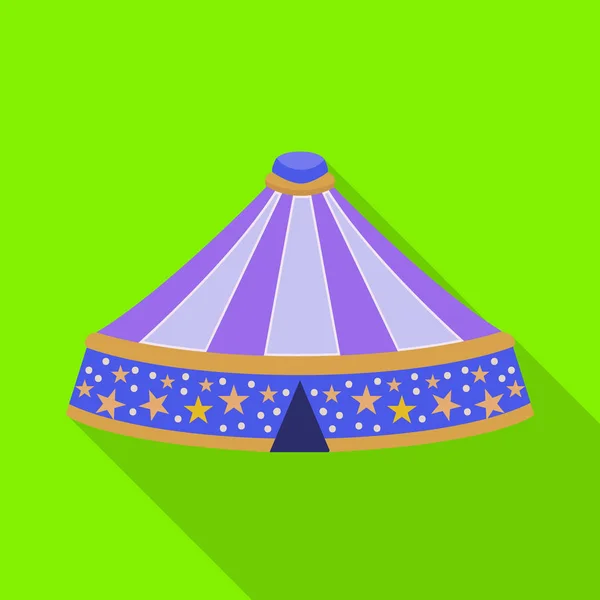 Ilustración vectorial del circo y el logotipo de la tienda. Colección de circo y gran icono vectorial para stock . — Archivo Imágenes Vectoriales