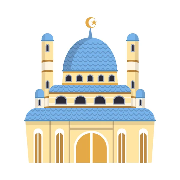 Cami ve kilise tabelasının izole nesnesi. Stok için cami ve Müslüman vektör simgesi koleksiyonu. — Stok Vektör